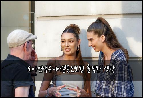 모아변액유니버셜종신보험 솔직한 생각