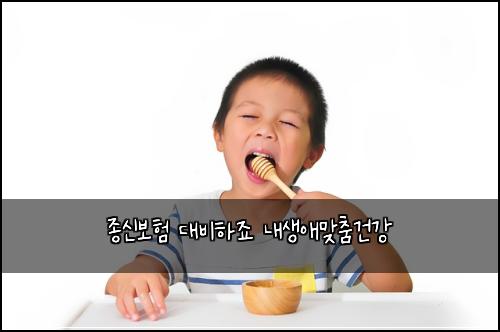 종신보험 대비하죠  내생애맞춤건강