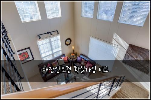 대장암보험 확실가입  비교