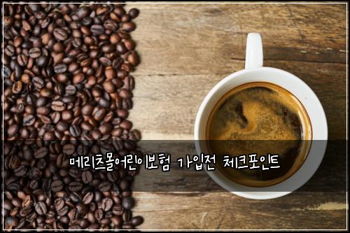 메리츠몰어린이보험 가입전 체크포인트