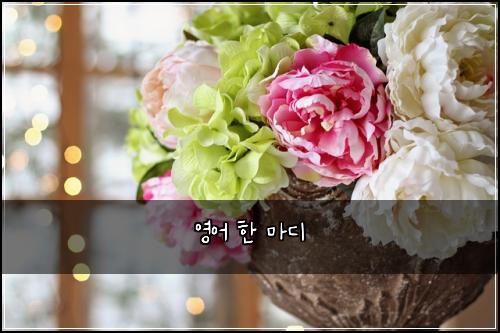영어 한 마디