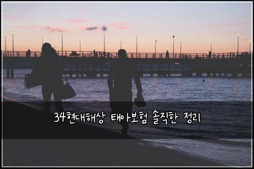 34현대해상 태아보험 솔직한 정리