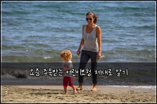 요즘 주목받는 어린이보험 제대로 알기