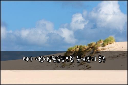 태아 어린이입원일당보험 설계받기  동부