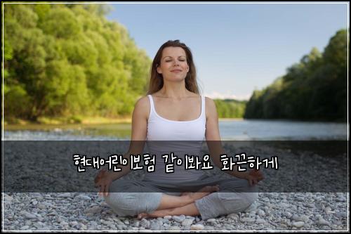현대어린이보험 같이봐요  화끈하게