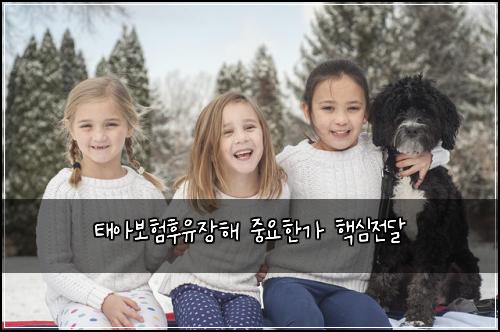 태아보험후유장해 중요한가 핵심전달