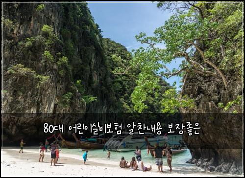 80대 어린이실비보험 알찬내용  보장좋은