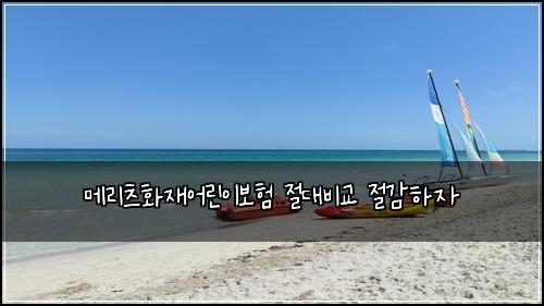 메리츠화재어린이보험 절대비교  절감하자