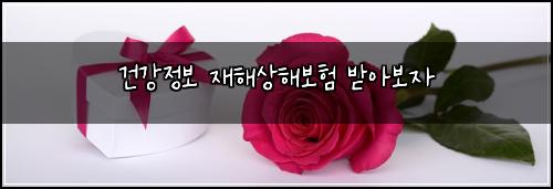건강정보 재해상해보험 받아보자 