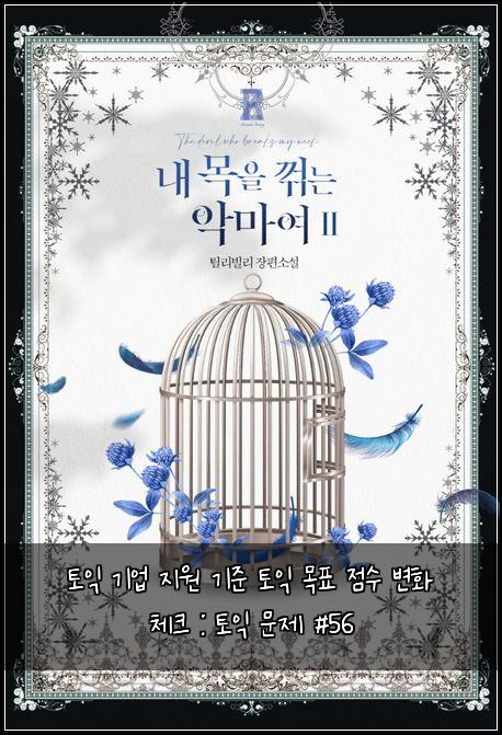 토익 기업 지원 기준 토익 목표 점수 변화 체크 : 토익 문제 #56