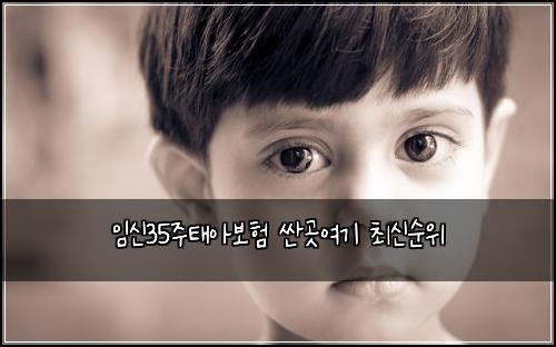 임신35주태아보험 싼곳여기  최신순위