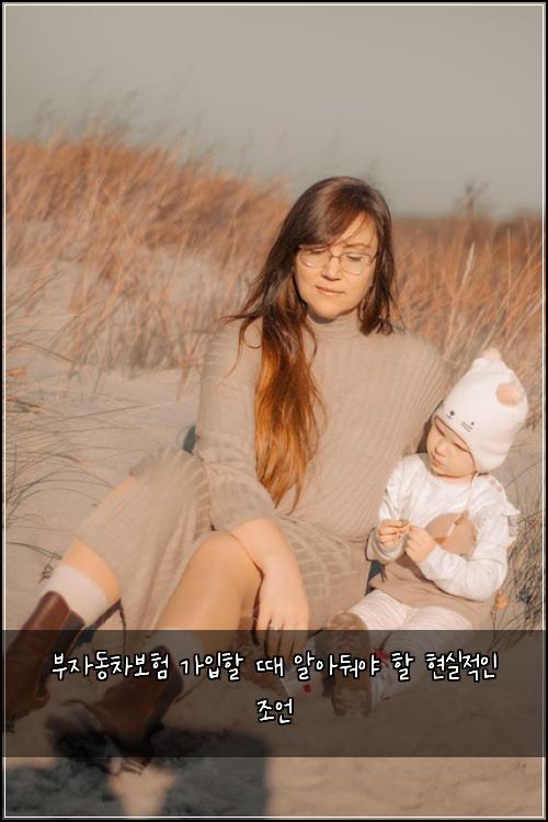 부자동차보험 가입할 때 알아둬야 할 현실적인 조언