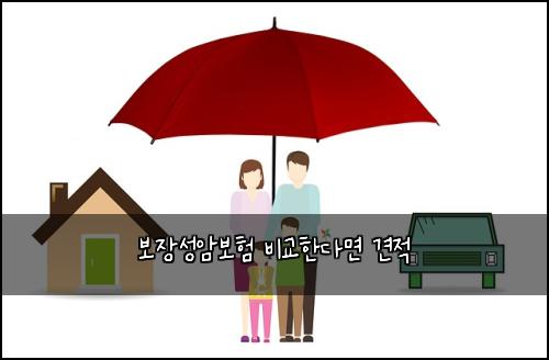 보장성암보험 비교한다면  견적