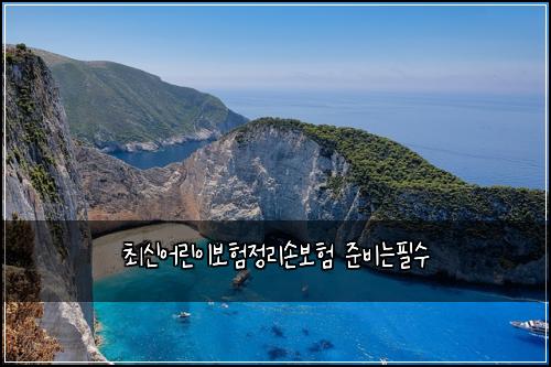 최신어린이보험정리손보험 준비는필수