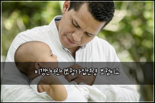 비갱신어린이보험가입연령 보험비교