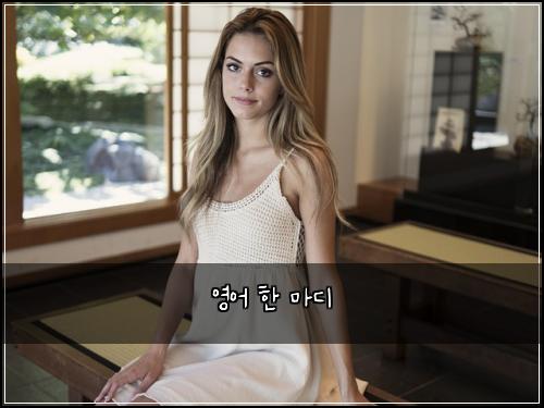 영어 한 마디