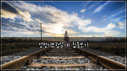 성정기보험설계 집중보기