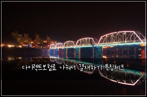 다이렉트보험료 나눠서 결재하기 특징체크