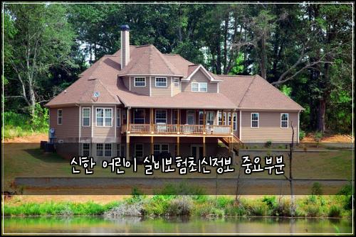 신한 어린이 실비보험최신정보 중요부분